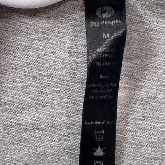 Women's Gray Open Front Cardigan - Picture 3 of 3